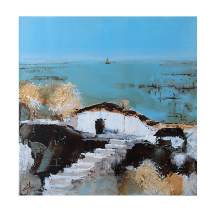 cabane en bord de mar
figuratif contemporain
Peinture de Patrick de Zell artiste peintre basé aux Sables d'olonne
Technique mixte, enduits , collages, acrylique
Bateaux - rivage - maison - marée basse - Bretagne- Habiter les lieux - Littoral atlantique marine- Patrick de Zell
