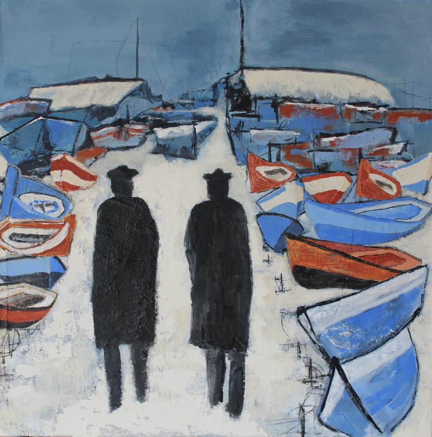 au gré des amarres
figuratif contemporain
Peinture de Patrick de Zell artiste peintre basé aux Sables d'olonne
Technique mixte, enduits , collages, acrylique
Bateaux - rivage - marée basse - Bretagne- Habiter les lieux - Littoral atlantique - marine- Patrick de Zell
