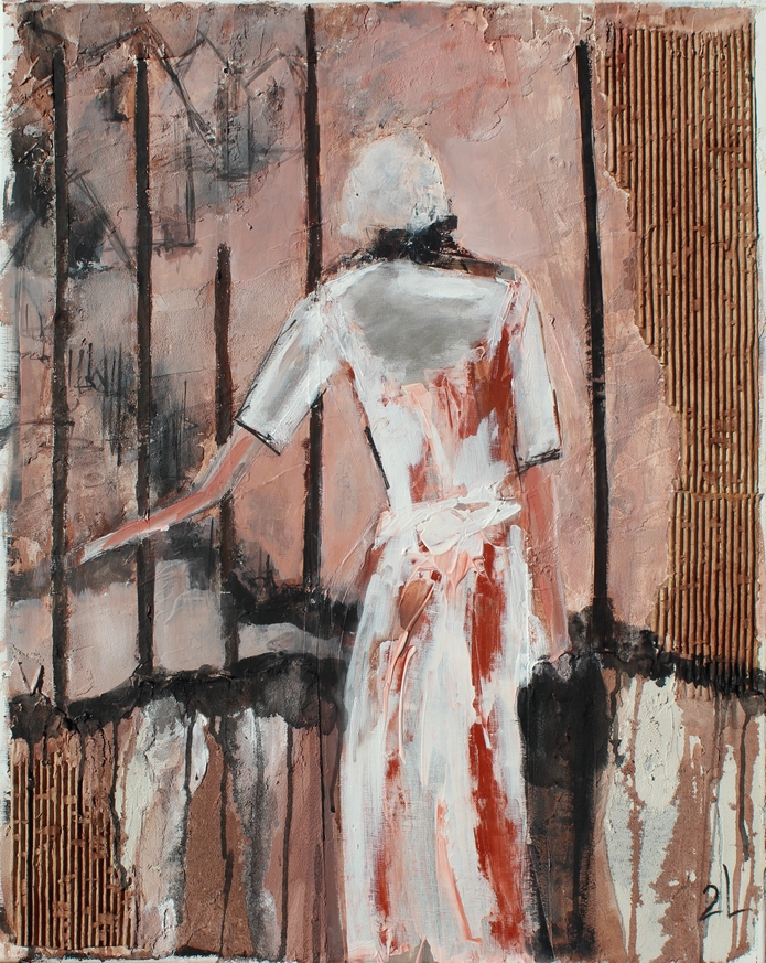 Ellen
passage
Peinture de Patrick de Zell basé aux Sables d'Olonne - Vendée
Figuratif contemporain
technique mixte - enduits - collages - acrylique
Personnage féminin - femme -
