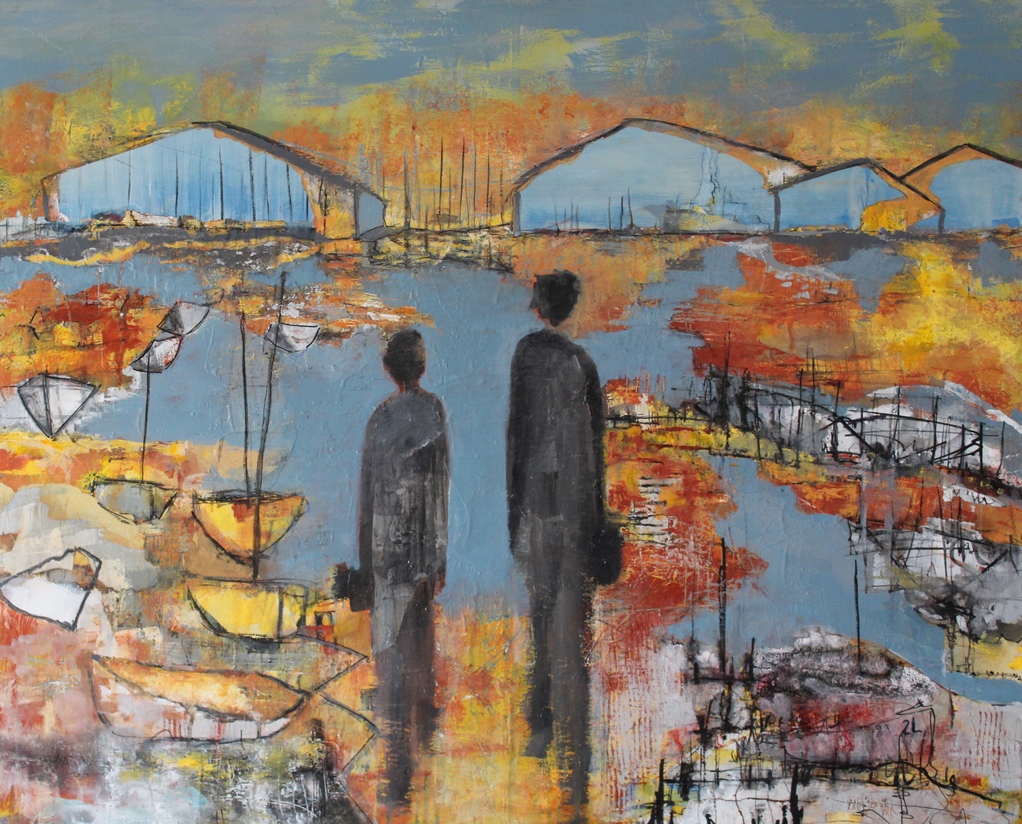 appel-du-large
figuratif contemporain
Peinture de Patrick de Zell artiste peintre basé aux Sables d'olonne
Technique mixte, enduits , collages, acrylique
Bateaux - rivage - marée basse - Bretagne- Habiter les lieux - Littoral atlantique - marine- Patrick de Zell