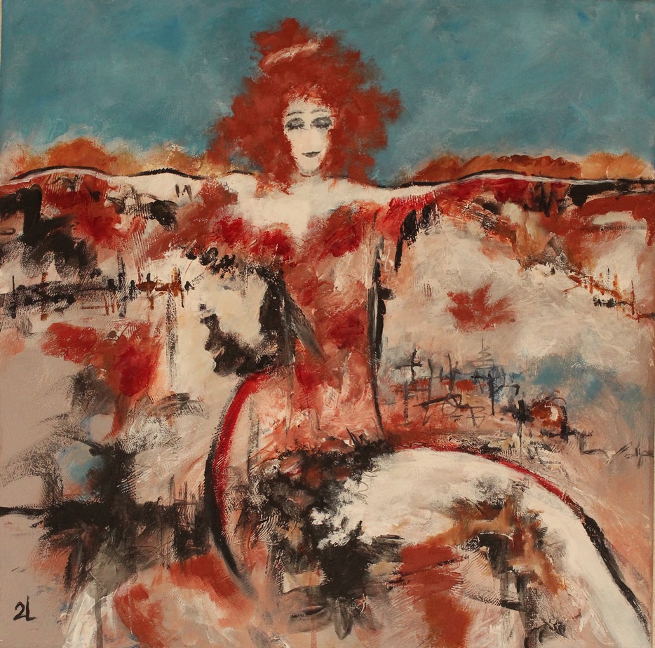 pèle mêle
passage
Peinture de Patrick de Zell basé aux Sables d'Olonne - Vendée
Figuratif contemporain
technique mixte - enduits - collages - acrylique
Personnage féminin - femme -