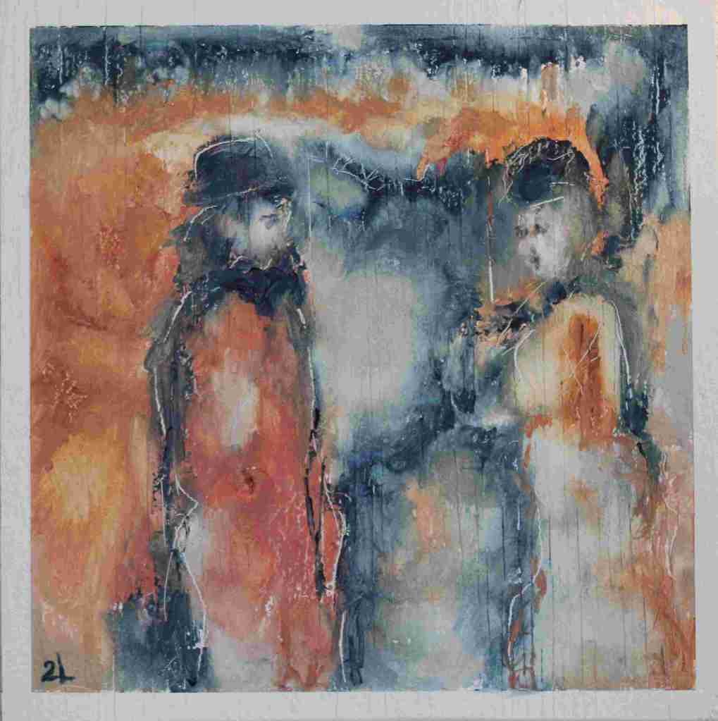 cancans
passage
Peinture de Patrick de Zell basé aux Sables d'Olonne - Vendée
Figuratif contemporain
technique mixte - enduits - collages - acrylique
Personnage féminin - femme - homme
